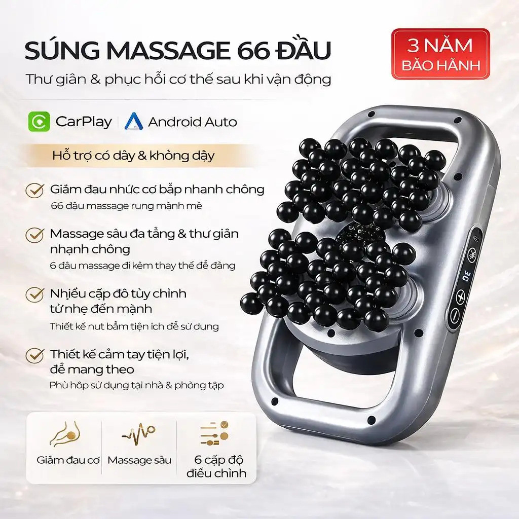 Súng massage cơ súng massage cơ bắp máy massage cầm tay máy massage rung máy massage điện súng massa