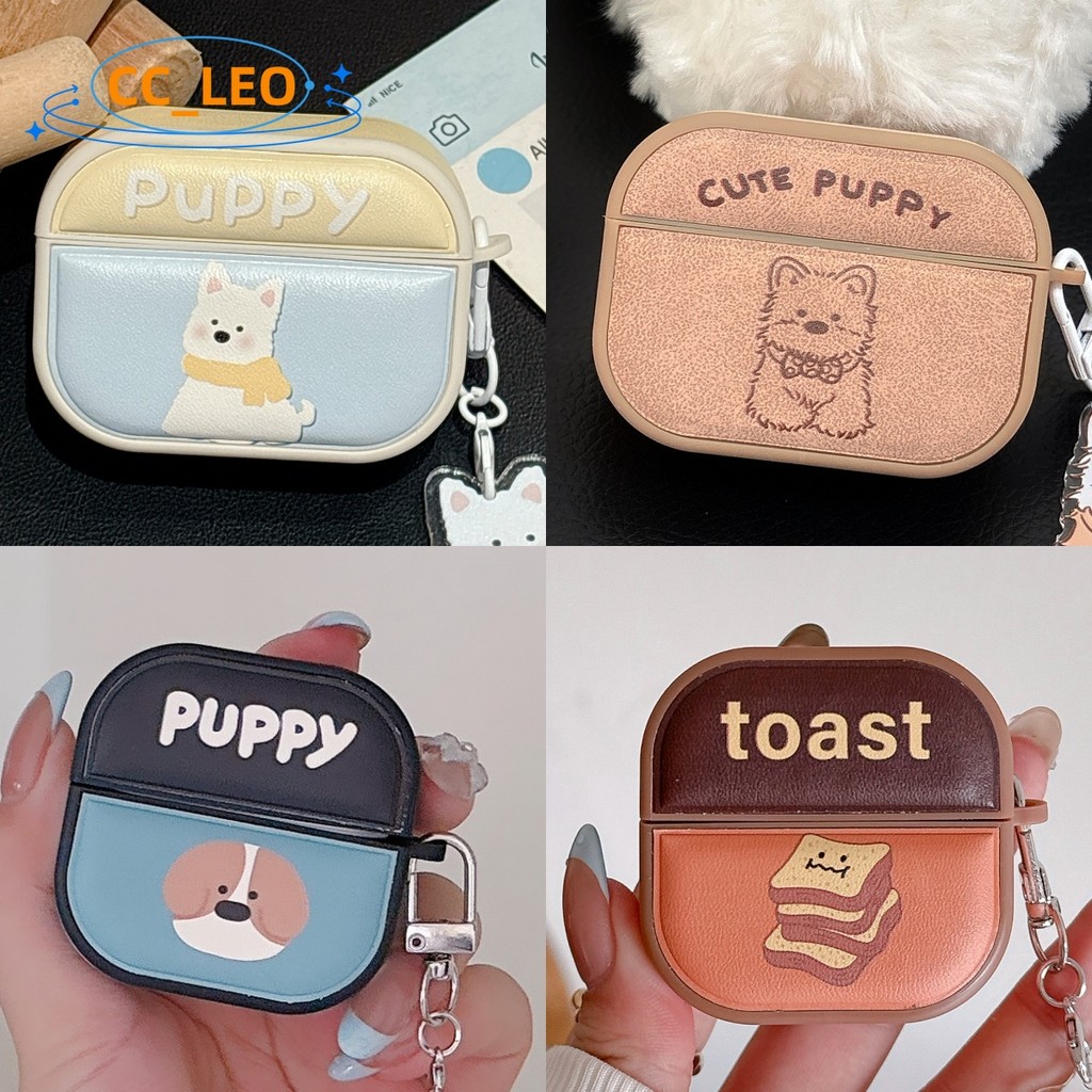 for VIVO TWS 3E Case Cute VIVO Buds Clear Silicone Case Cartoon Puppy Cherry Charm Suitable for iQOO