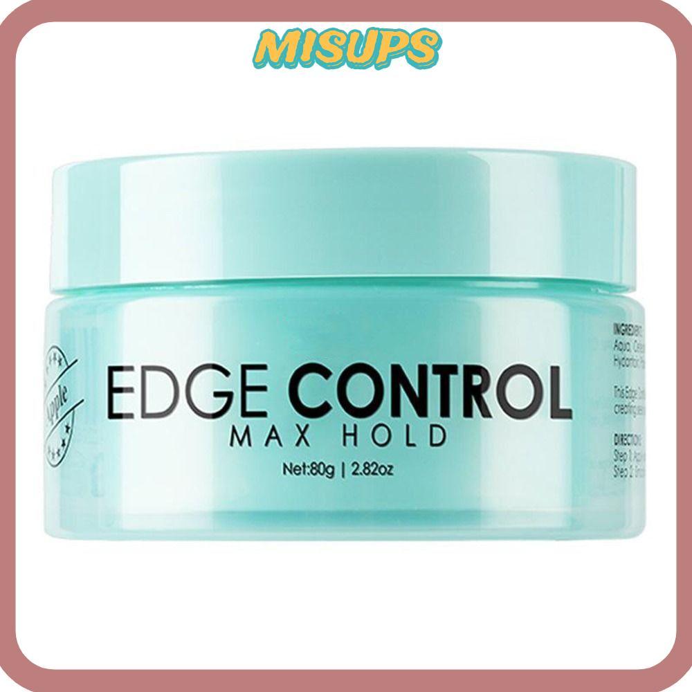 MISUPS Râu Edge Control Wax, Fruity Scent 2.82Oz Gel Tạo Kiểu Tóc, Chuyên Nghiệp Lâu Dài Không Greas