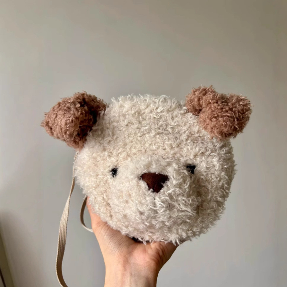 Puppy bag, cute dog plush toy, crossbody bag, waist bag, cute plush doll, new style