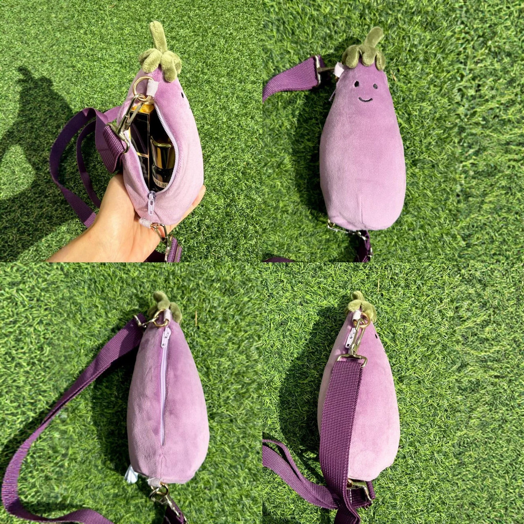 Eggplant plush toy, large and small eggplants, purple eggplant pillow, customizable eggplant gift