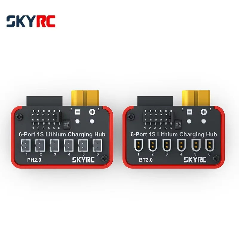 Hub sạc pin HB SkyRC OSH 6 cổng 1S Hub sạc pin cho LiPo LiFe Li-ion LiHV Hỗ trợ B6neo B6neo 2 B6neo 
