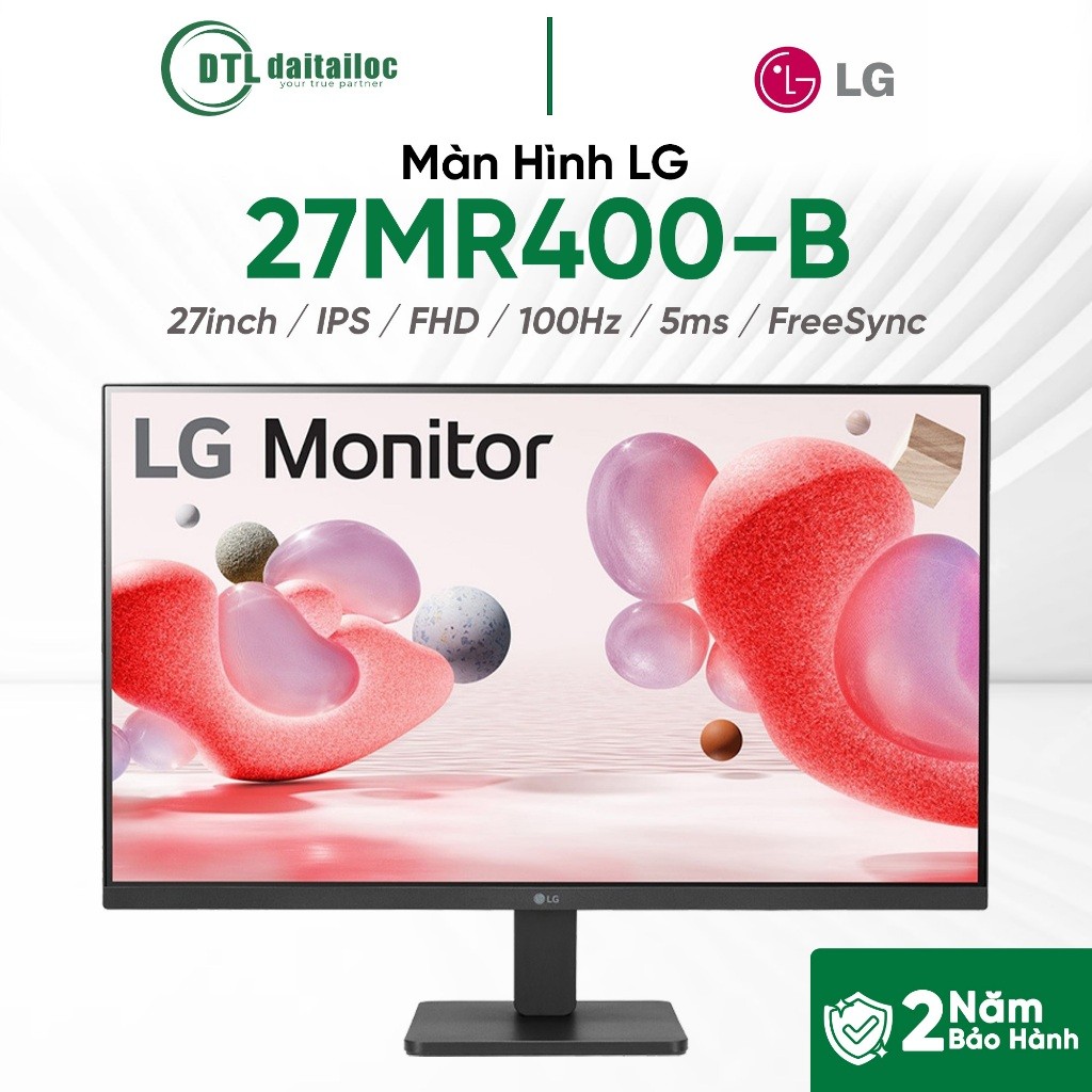 Màn Hình LG 27MR400-B 27inch IPS FHD 100Hz 5ms FreeSync I Chính hãng I Bảo hành 24 tháng