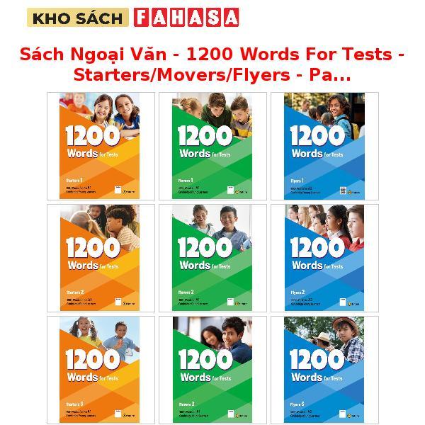 Sách Ngoại Văn - 1200 Words For Tests - Starters/Movers/Flyers - Part 1-3 (Trọn Bộ)