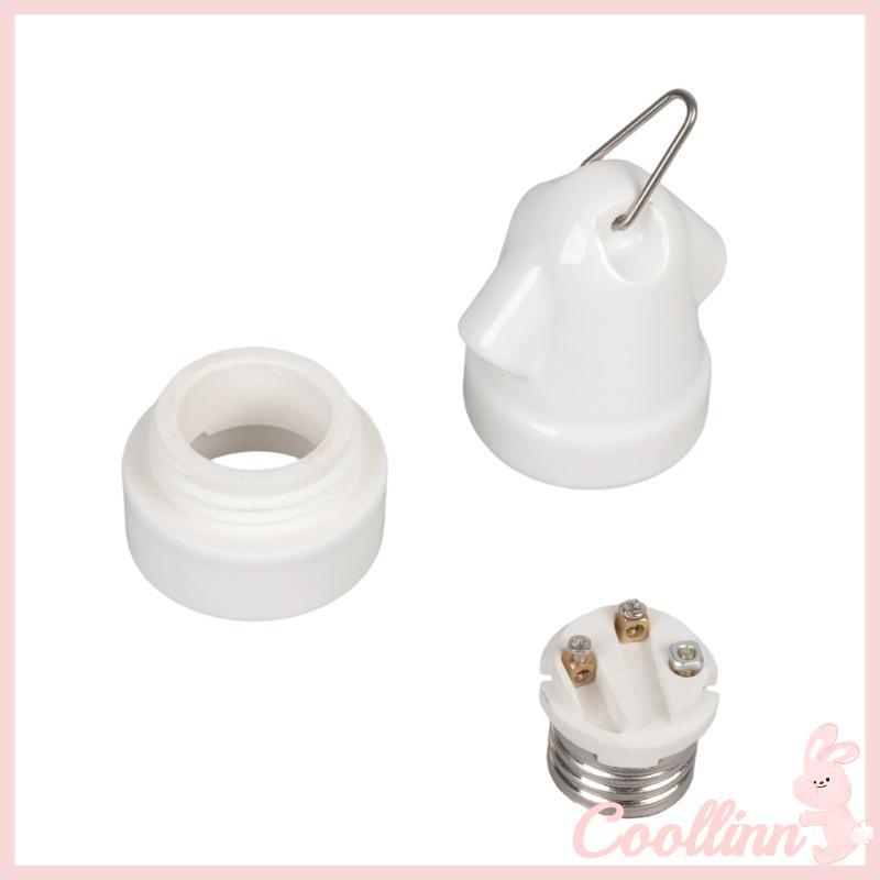Giá đỡ đèn mặt dây chuyền gốm COO E27 với loại móc GG50 cho máy sưởi phòng tắm và đèn quạt trần