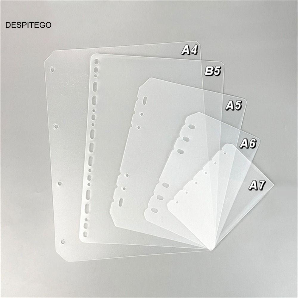 DESPITEGO Notebook Divider Phụ kiện máy tính xách tay Học sinh Matte Board Page Giấy bên trong A5 A6