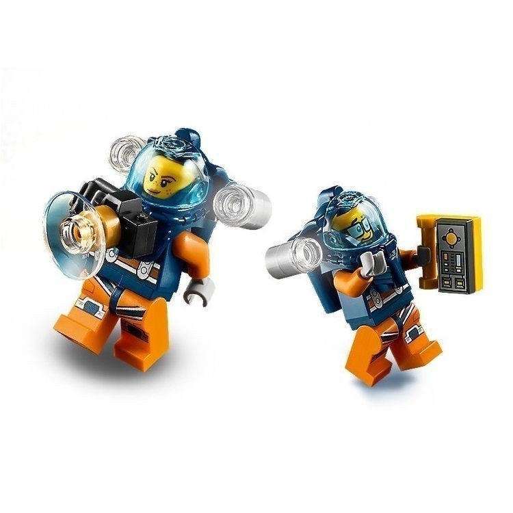 Tương thích với Lego 60264 Deep Sea Exploration Submarine City Series Ocean Adventure Lắp ráp Khối x