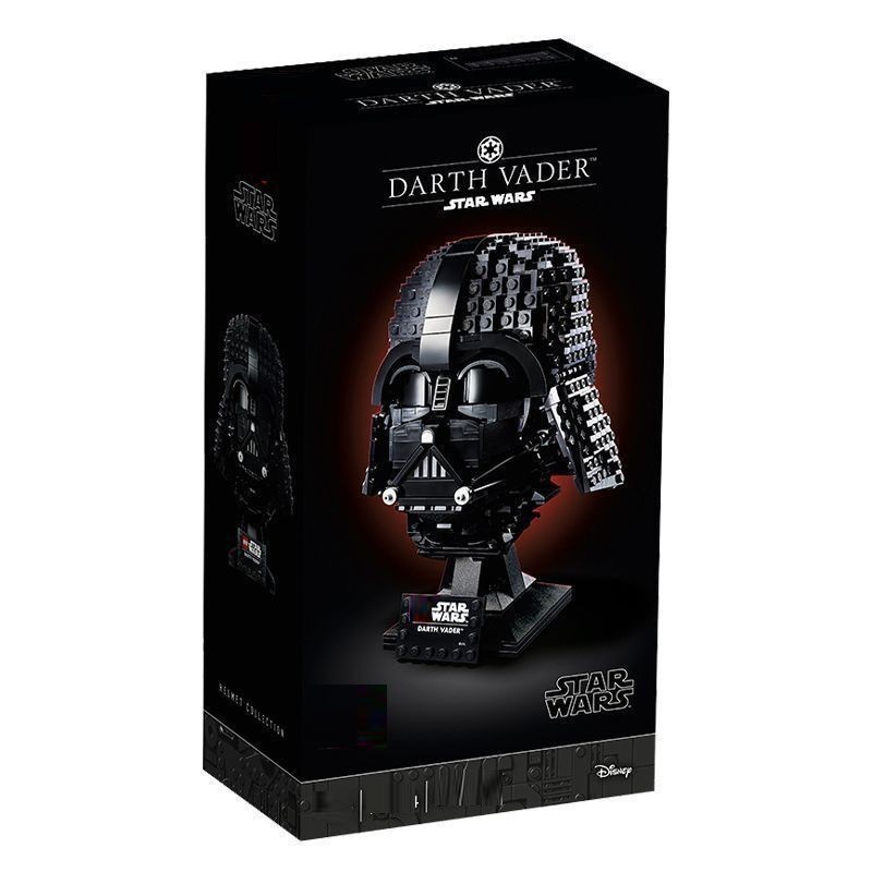 Tương thích với Lego Star Wars Series 75304 Darth Vader Mũ bảo hiểm Mặt nạ bé trai Lắp ráp Đồ chơi k