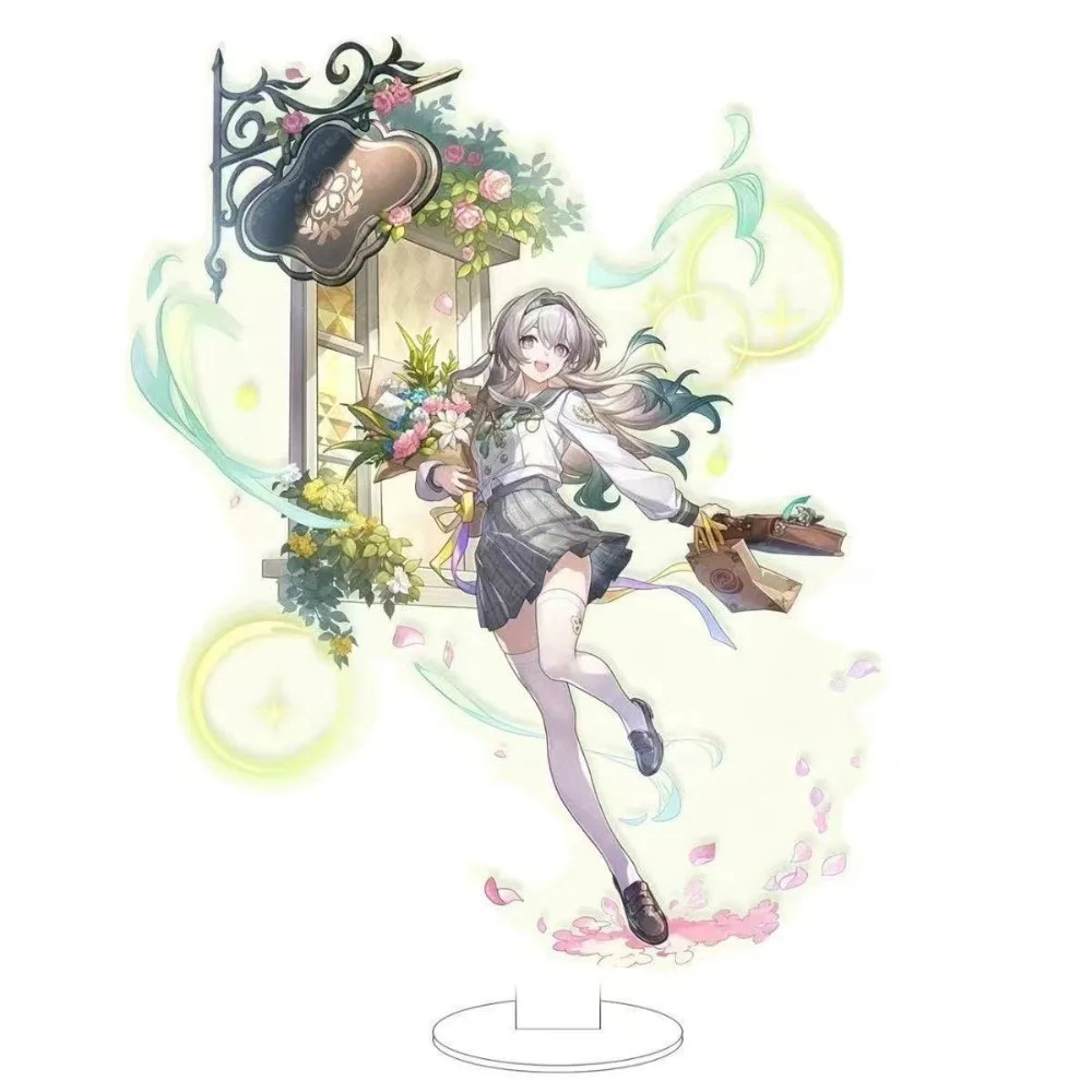 Standee Honkai Star Rail nhân vật Firefly Đom Đóm mô hình mica acrylic trang trí bàn học quà tặng an