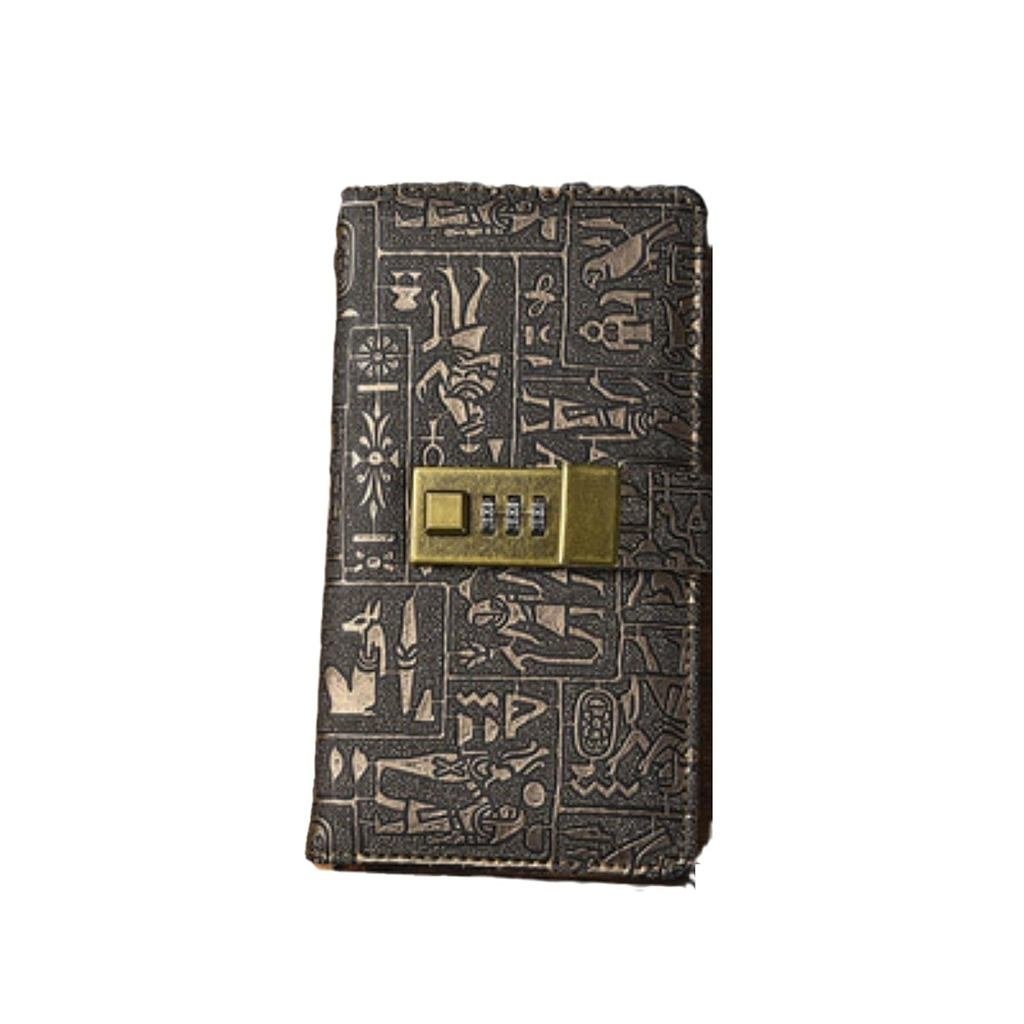 A5 A6 B5 Sách Mã Nhật Ký Có Khóa Châu Âu Retro Notebook Sổ Tay Đơn Giản Sổ Tài Khoản Notepad 200 Tra