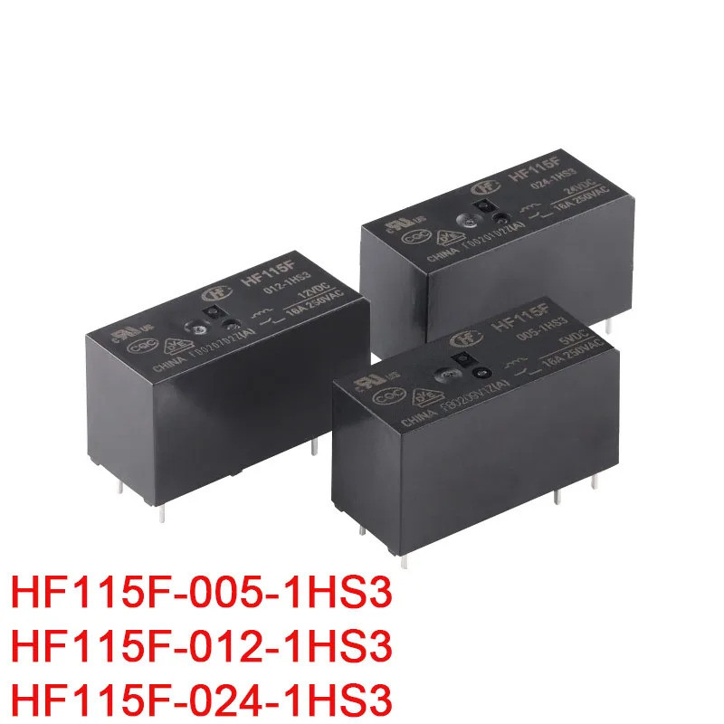 5 Cái / 2 Cái HF115F JQX- HF115F-005 012 024-1HS3 6PIN 16A HF115F-005-1HS3 HF115F-012-1HS3 HF115F-02