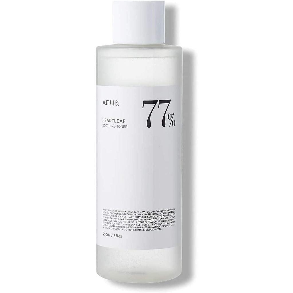 Nước Hoa Hồng ANUA Heartleaf 77% Làm Dịu Da 250ml/ ANUA Heartleaf 77% Soothing Toner 250ml/ Direct f
