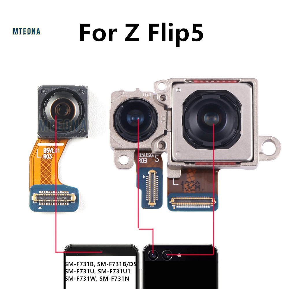 Phía Trước Phía Sau Camera Sau Cho Samsung Galaxy Z Flip5 F731 F731B Phía Trước Chính Mặt Trước Mô Đ