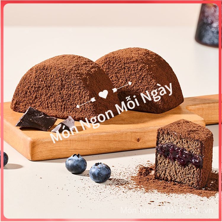 Bánh bùi nhùi nhân sô cô la việt quất, bánh bùi nhùi nhân bùi nhùi thay thế bữa ăn, món tráng miệng,