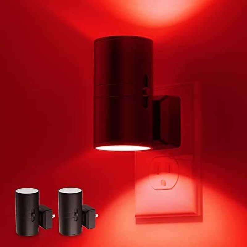 L LOHAS LED Night Light Plug in, Modern Night Lights Plug into Wall, Dusk to Dawn Sensor, Soft White