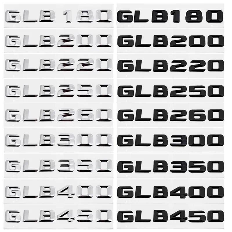 ABS Xe Đuôi Thân Cây Chữ Miếng Dán Huy Hiệu Biểu Tượng Cho Xe Mercedes Benz GLB180 GLB200 GLB220 GLB