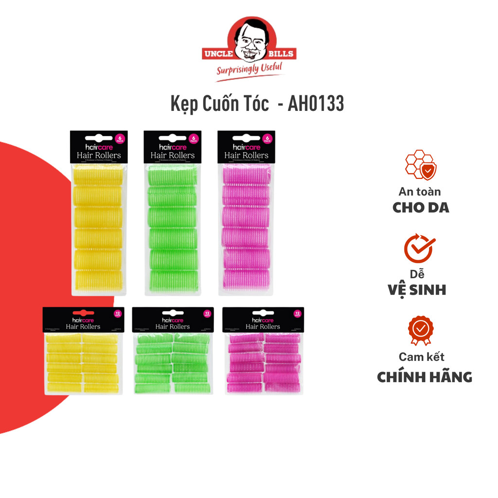 Kẹp Cuốn Tóc Bộ 6 Cái UNCLE BILLS AH0133