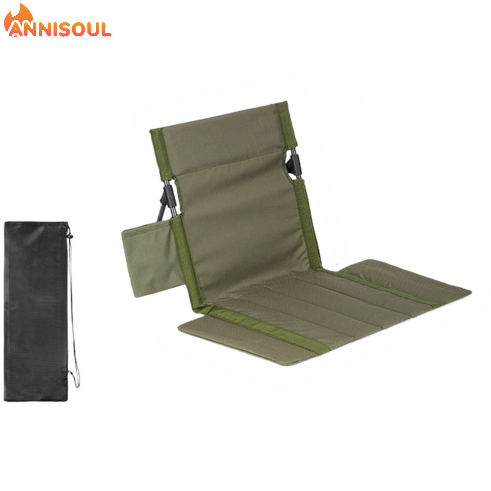 [NISO]Folding Chair for Beach Outdoor Activities Padded Seat Quick Setup Durable Frame