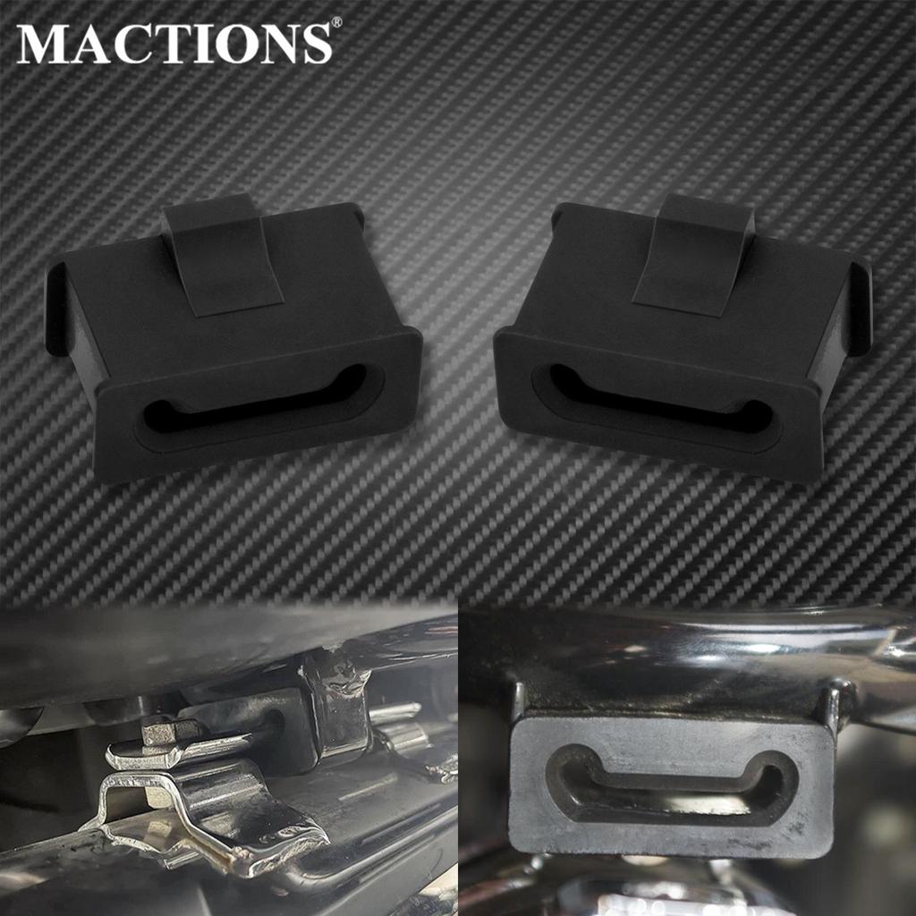 MAC Xe Máy Ống Xả Ống Lót Hỗ Trợ Màu Đen 2 Chiếc Cho Harley Lưu Diễn 1988-2019 Electra Road Glide FL