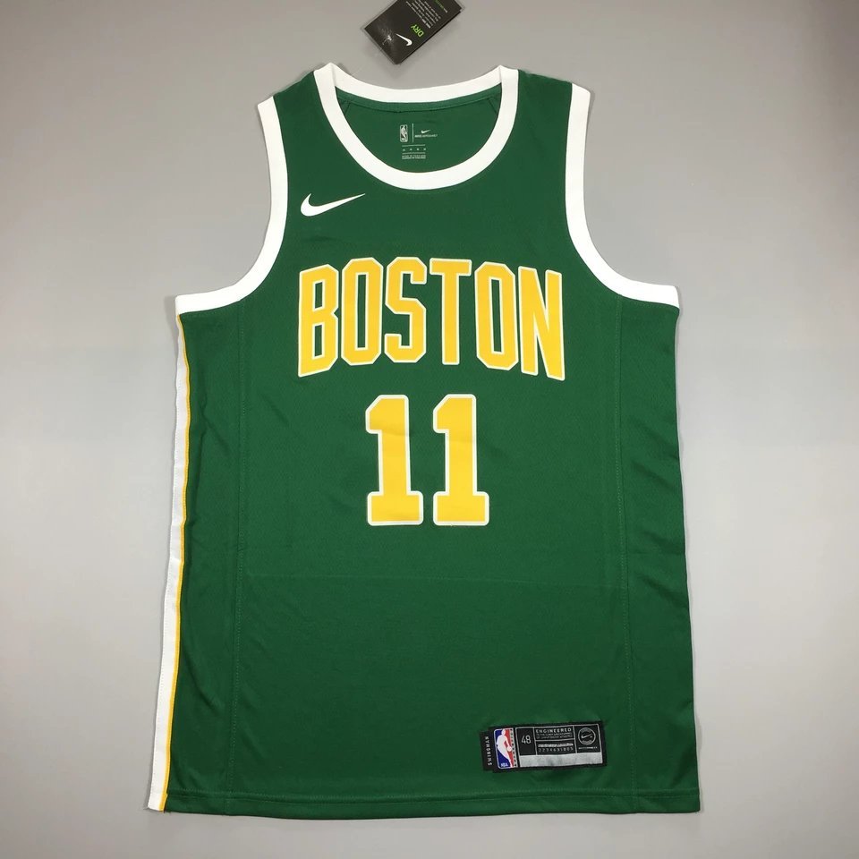18-19 Mùa giải mới NBA Celtic No. 11 Cary-Irving Jersey Irving Hot Press Thành tựu Phiên bản Đồng ph