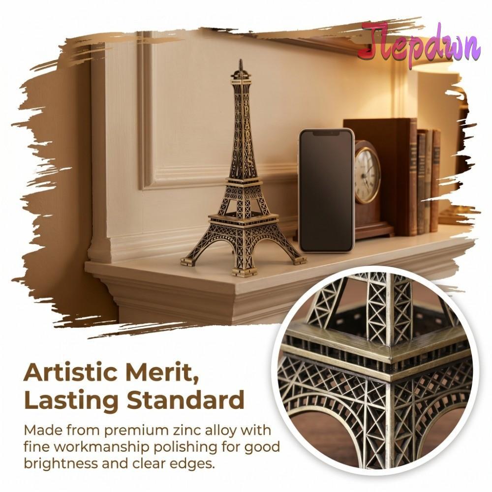 JEPDWN Paris Tháp Eiffel Tượng Tượng, Mô Hình Tháp Eiffel Thời Trang Màu Đồng, Lưu Niệm Paris Thủ Cô