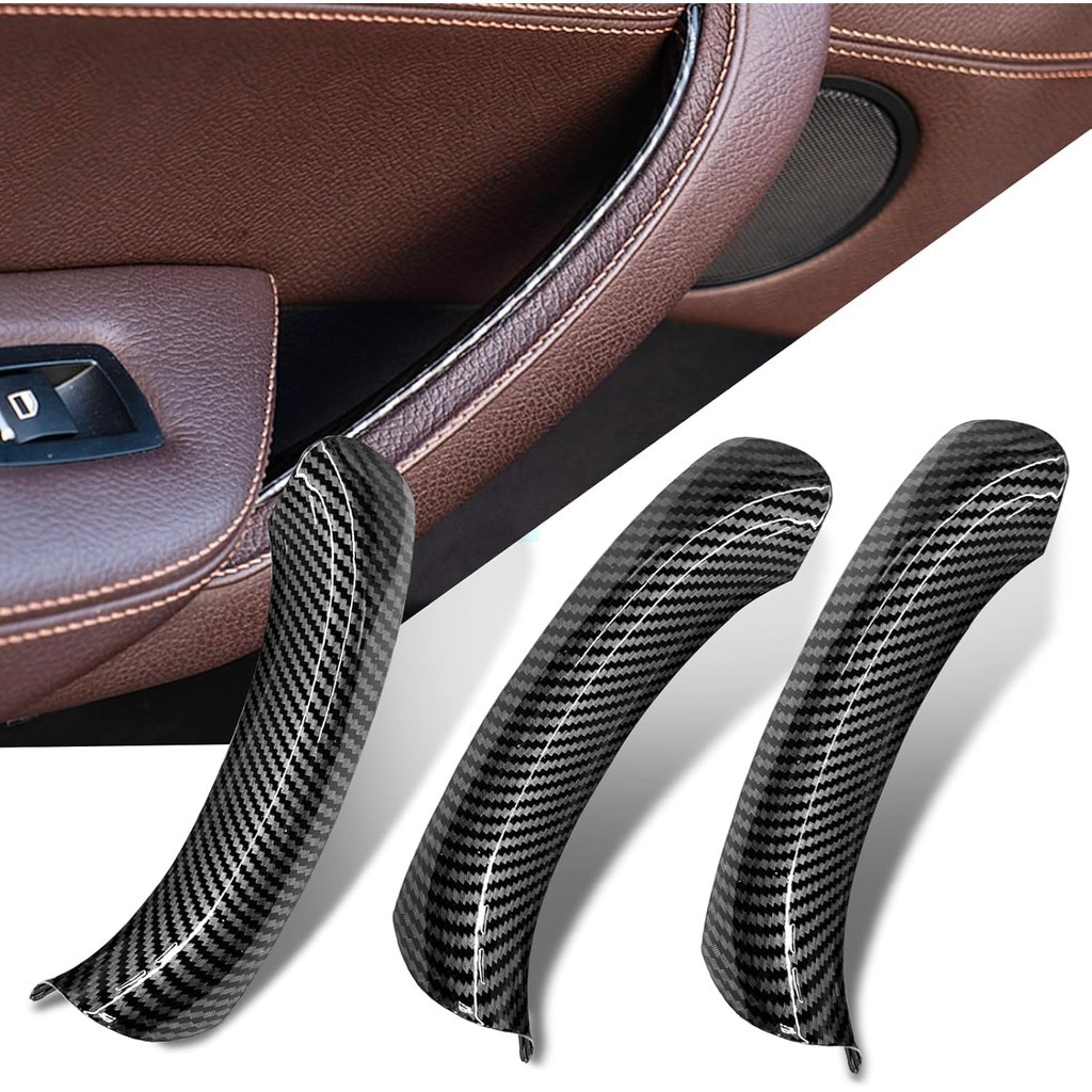 Jaronx Tương thích với Vỏ tay nắm cửa BMW X3 F25 / X4 F26, 3 chiếc bên trái phía sau & bên phải Mặt 