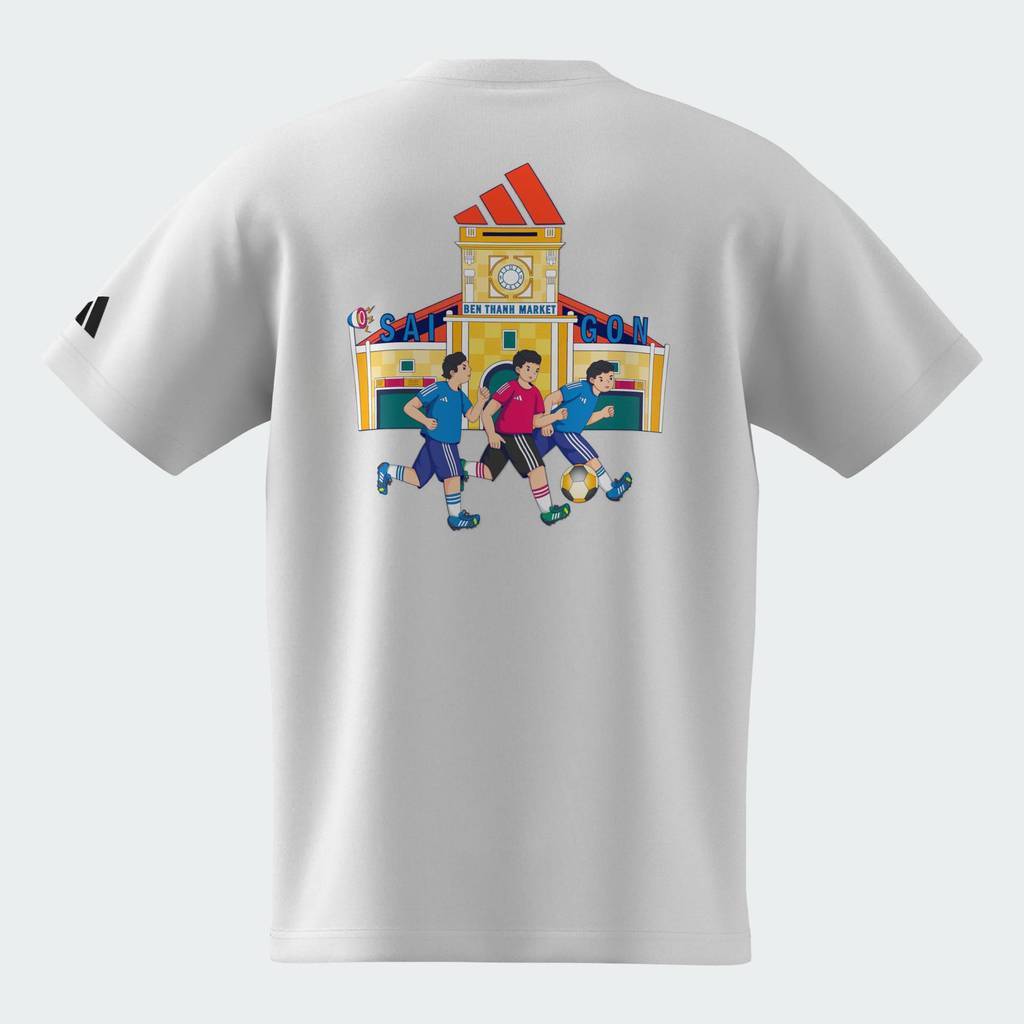 adidas Lifestyle Vietnam Sports Tee Unisex White KH0748