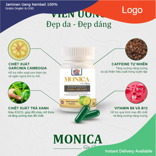 Giảm cân Monica Gin Clean Mỹ chính hãng an toàn