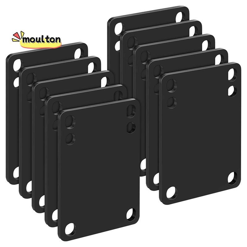 10 Chiếc 3 mm Ván Trượt Riser Tấm Chống Sốc Longboard Rise Miếng Lót Ván Trượt Chống Sốc Mềm Longboa