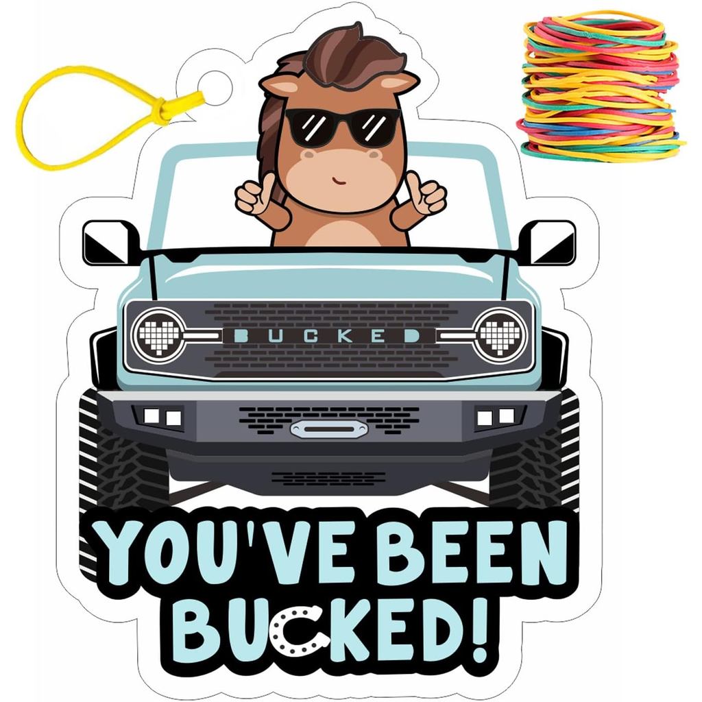 Bạn đã bị mắc kẹt | Buck Buck Bronco | Thẻ Buck Yeah Bronco | Thẻ Buck Bronco Gắn vào Bức tượng ngựa