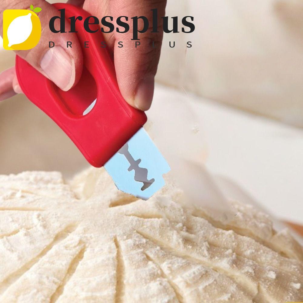 DRESSPLUS 2 chiếc Máy cắt bột chua, Máy cắt tỉa bánh mì có thể mở rộng Mini, Di động với máy cắt tha