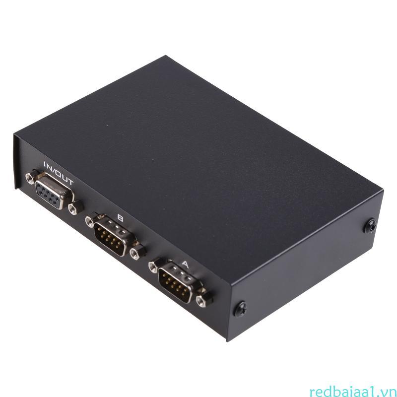 Redbaiaa1 Công Tắc Hộp Chọn Bằng Tay Với DB9and RS232 SerialPort Máy In Chia Sẻ Điều Khiển 2 Đầu Vào