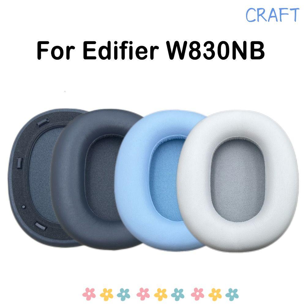 CRAFT 1 Cặp Miếng Đệm Tai, Đệm Tai Xốp Da Protein, Bộ Phận Sửa Chữa Tai Nghe Thay Thế Cho Edifier W8
