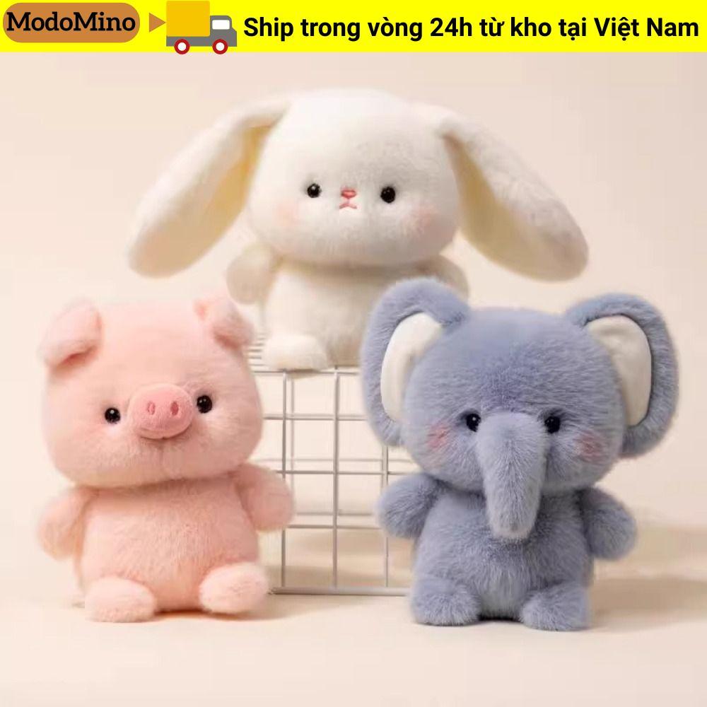Gối Thú Nhồi Bông MODOMINO, Búp Bê Đồng Hành Sang Trọng Voi, Kawaii 16cm Gấu Siêu Mềm Động Vật Sang 