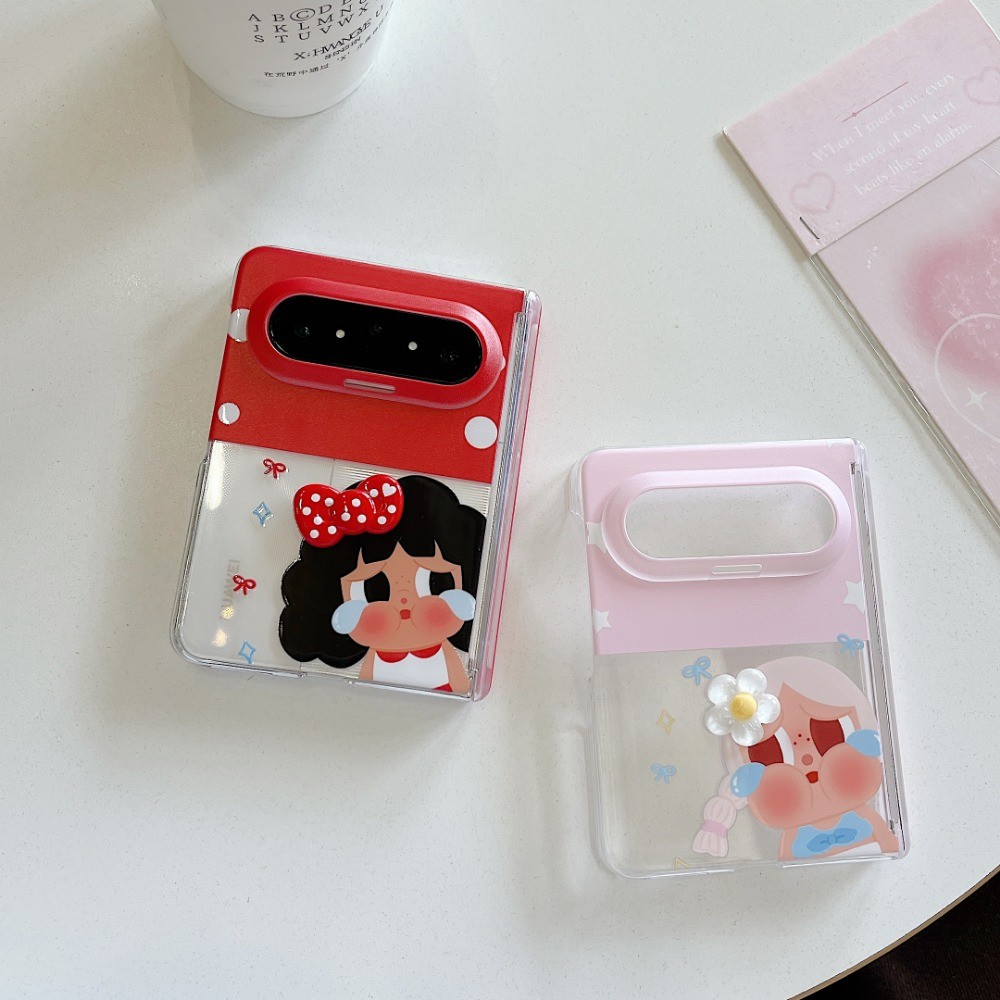 Ốp Lưng Cho Huawei Pura X Max Ốp Lưng Mặt Lớn Crybaby PC Cứng Chống Sốc Vỏ Điện Thoại