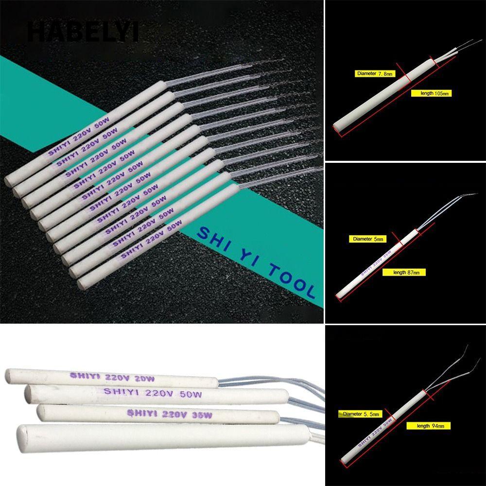 HABELYI Bộ phận sưởi ấm bên trong Gốm điện 220V 908 908S Hàn