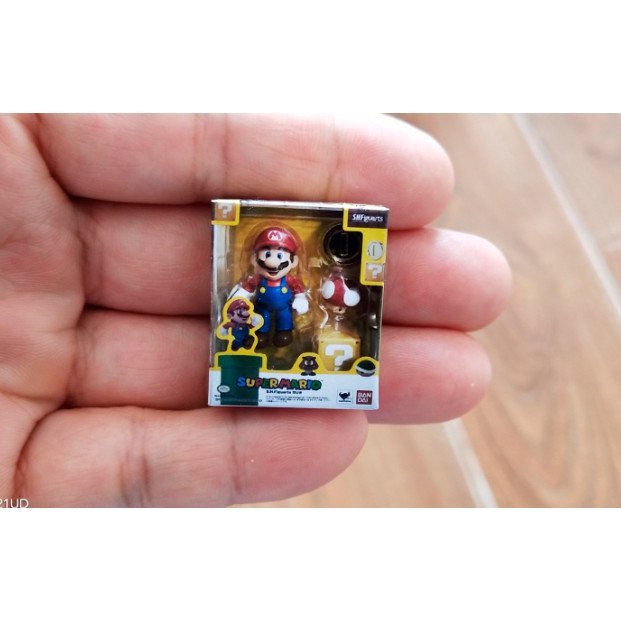 Thu Nhỏ Hộp Giấy Thu Nhỏ Kẹo Đồ Chơi Cảnh Trang Trí BANDAI BANDAI SHF Super Mario Super Mario Super 