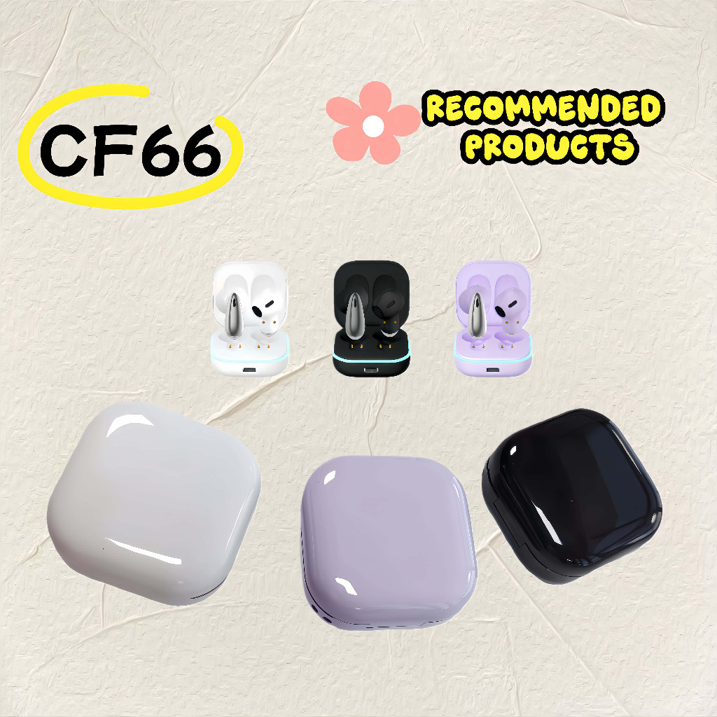 CF66 Wireless Bluetooth Headset HiFi HD Call Noise Cancellation Fast Pairing Bluetooth Headset with 
