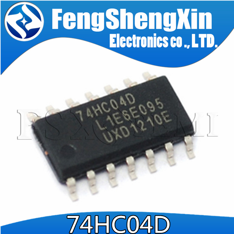 100 Cái / lốc 74HC04 74HC04D HC04 SOP-14 SN74HC04DR HEX INVERTERS IC