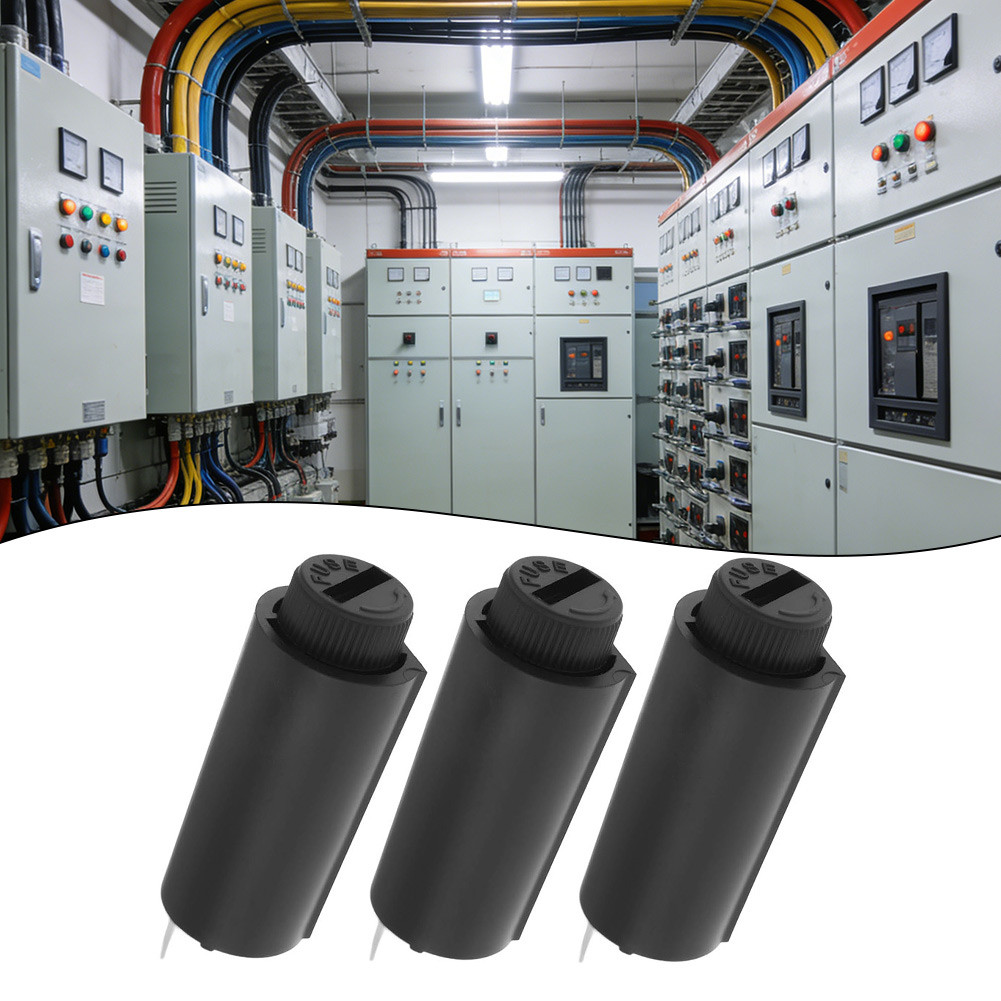 <cosyh>Fuse Holder 5 X 20 Mm Fuse 250 V 10 A Metal Fuse Contacts Removable Cap