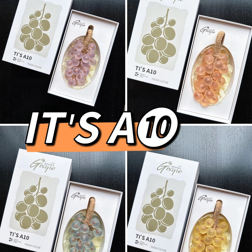 IT'S A 10 Xà phòng thủ công tinh thể Nho Tím Lưu hương lâu IT'S A 10 Quà tặng Phụ kiện nhà tắm Thơm 