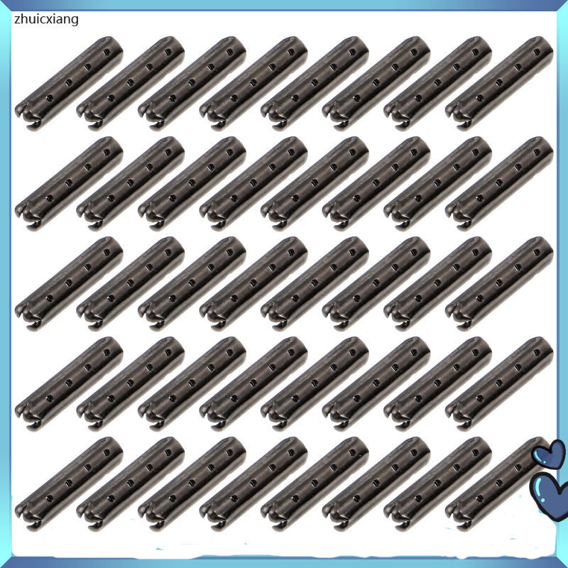 Bộ 50 Dây Giày Kim Loại Đầu: Giày Ren Đầu Mũ 0.2 "Lỗ Đồng Aglet Đầu Giày Ren Đầu Thay Thế Cho Giày T