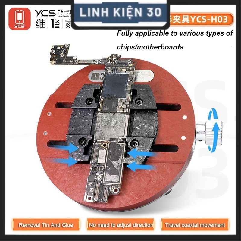 Kẹp main tròn đa năng YCS H03 & H03 Max