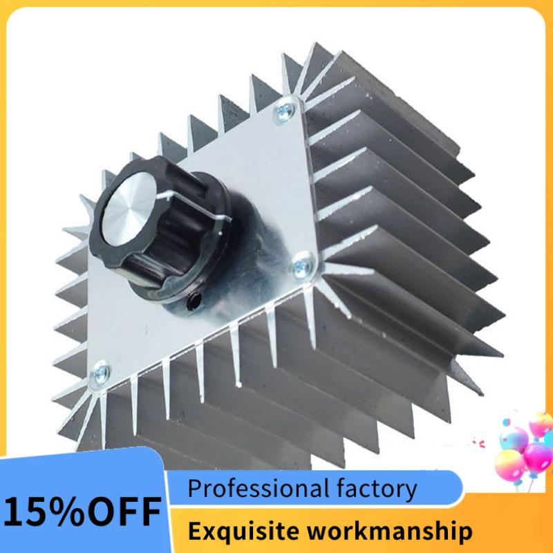 AC 220V 5000W SCR Bộ điều chỉnh điện áp Bộ điều khiển tốc độ động cơ Đèn làm mờ mờ Bộ điều chỉnh tốc