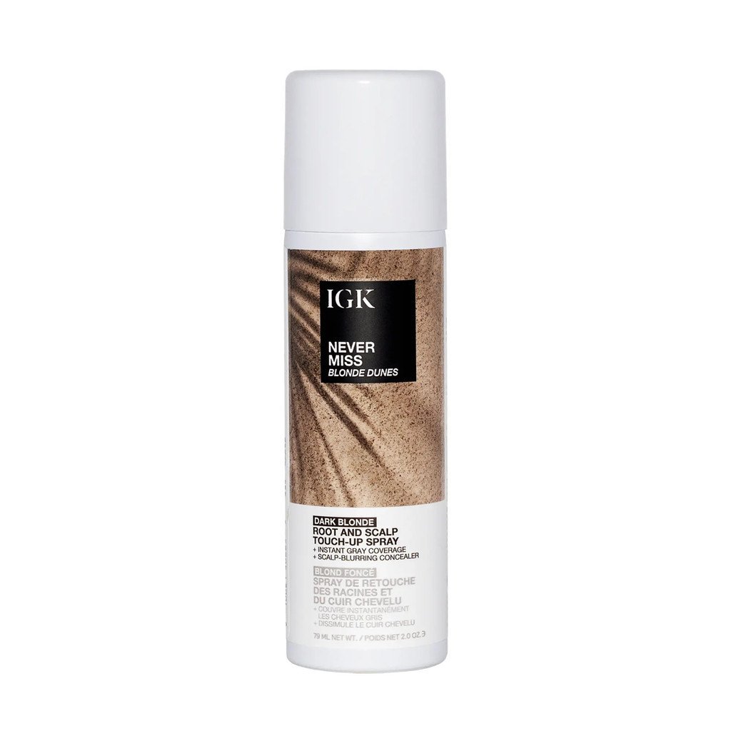 IGK Hair Never Miss Root & Scalp Touch-Up Spray – Công nghệ rào cản chống nước với Biotin, Rosemary 
