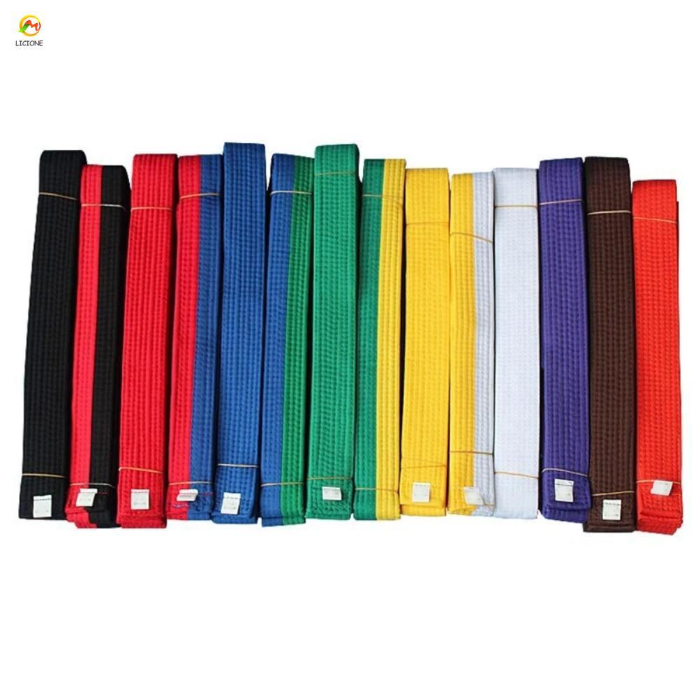 Đai Taekwondo Cotton tiêu chuẩn, phù hợp Taekwondo, Jiu-jitsu & Karate, màu sắc đa dạng (đen, đỏ, xa
