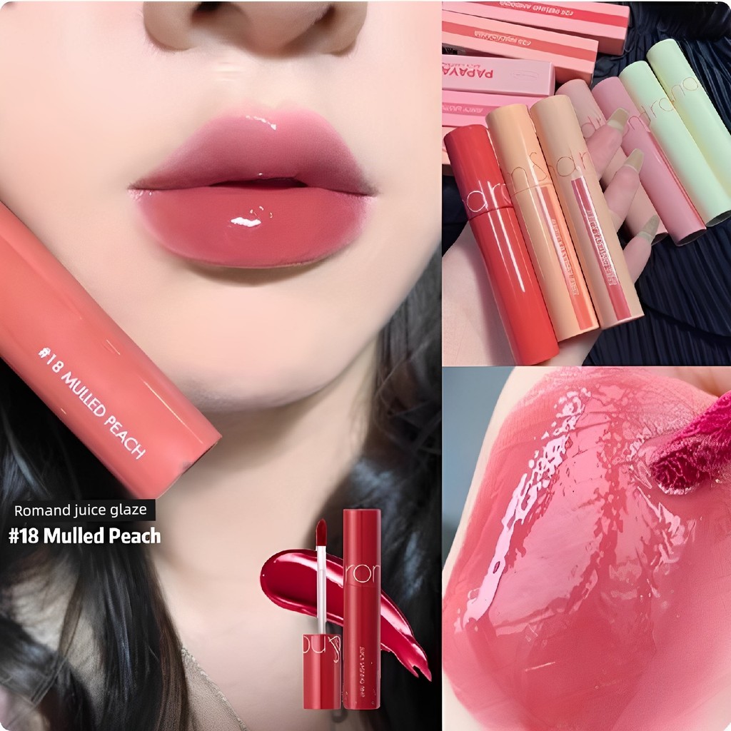 son romand chính hãng son romand Phụ nữ Hàn Quốc thích sử dụngNước ép Romand Lip Gloss 2.0 Mirror Wa