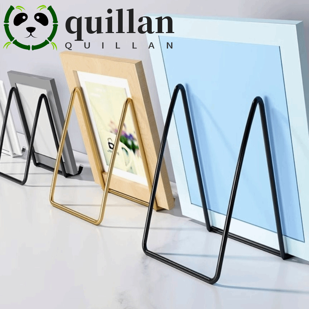 QUILLAN Iron Magazine Rack, File Picture Book Storage Rack, Bộ sưu tập báo ảnh đơn giản Giá đỡ để bà