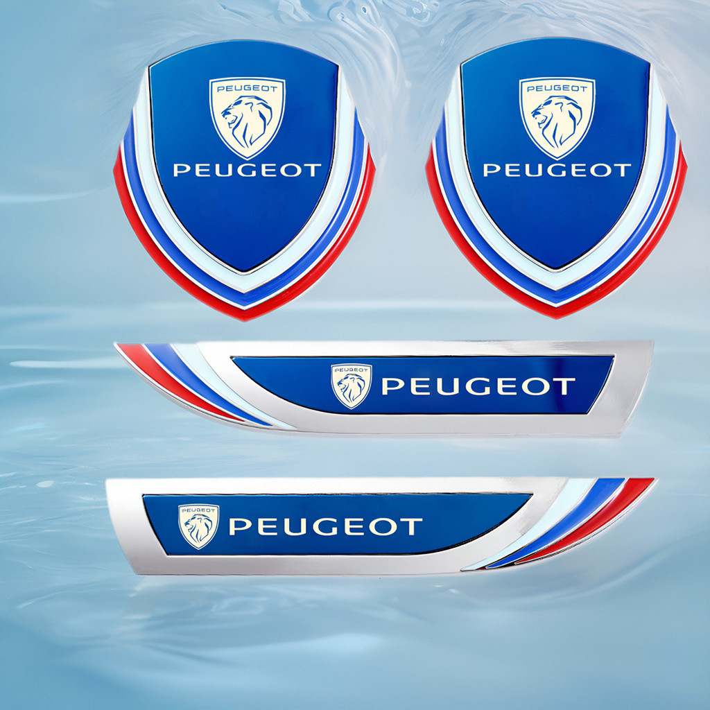 Thích hợp cho Peugeot Body Sticker Fender Sticker 408x 508L 4008 5008 308 2008 3008 Tấm chắn kim loạ
