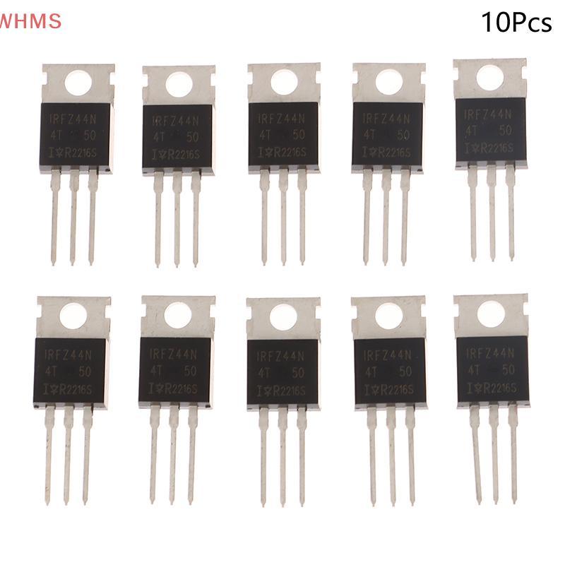 (WHMS) 10 Chiếc IRFZ44N TO220 IRFZ44NPBF TO-220 IRFZ44 Mosfet Transistor Kit Oril 55V 49A MOS Tube